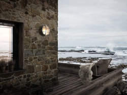 Polperro wandlamp, nikkel